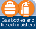 Gas bottles and fire extinguishers - CRC